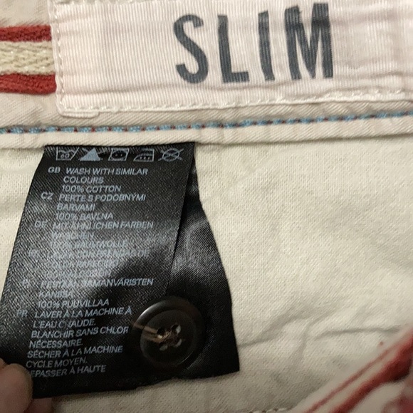 H&M Maroon Slim Chinos 33/32 - Picture 11 of 12